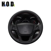 car steering wheel cover for kia sorento 2009 2014 2012 2013 2010 2011 black hand stitched