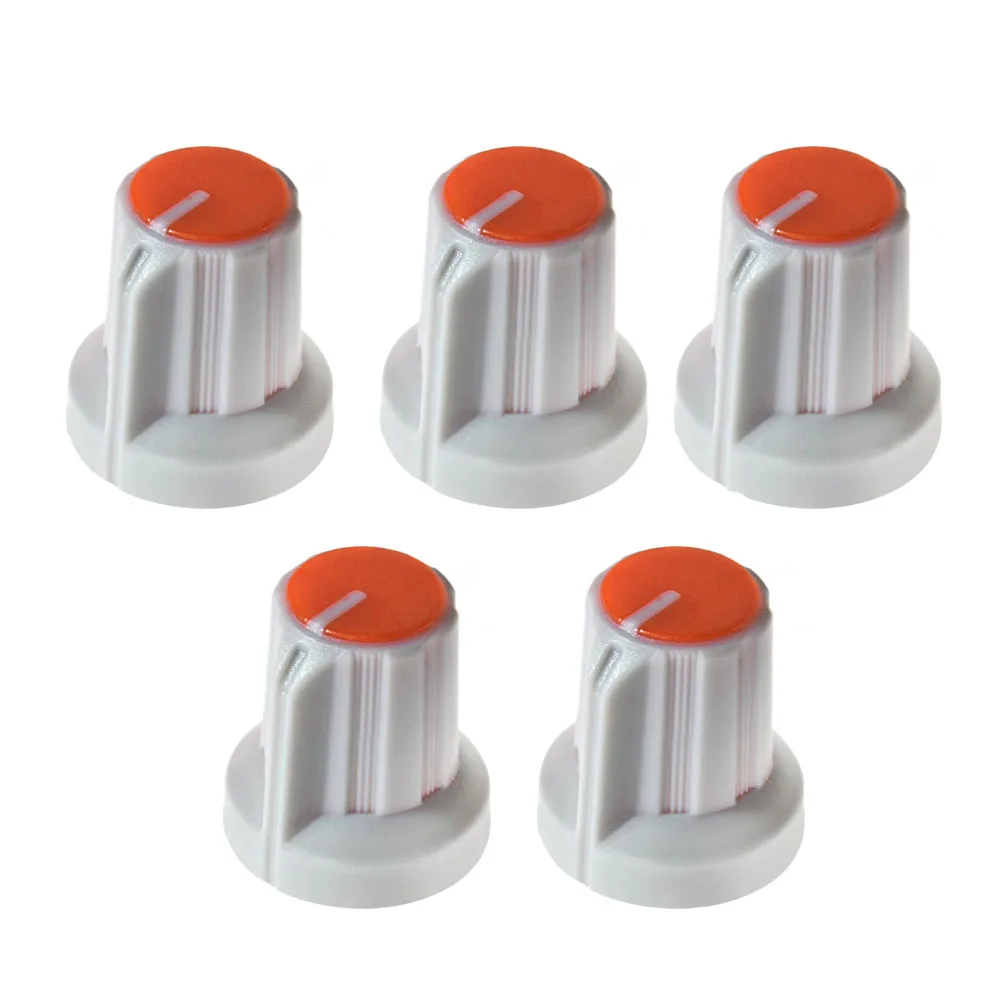 5 шт., колпачки для переключателя потенциометра WH148/AG1, 15x7 мм
