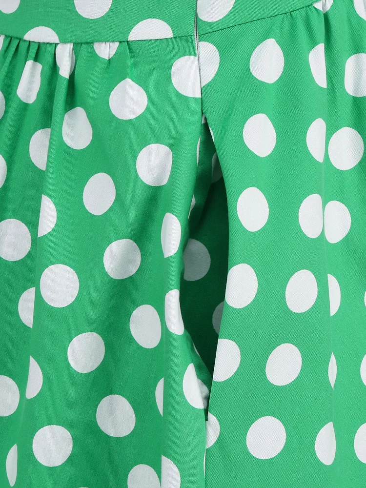 Женское винтажное платье-корсет Tonval платье в горошек с лямкой на шее и открытой