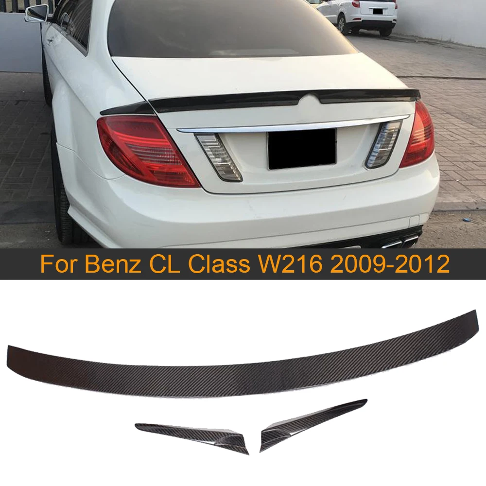 

Carbon Fiber Rear Trunk Spoiler Wing For Mercedes Benz CL CLASS W216 2009-2012 Car Rear Trunk Boot Lip Spoiler Wing