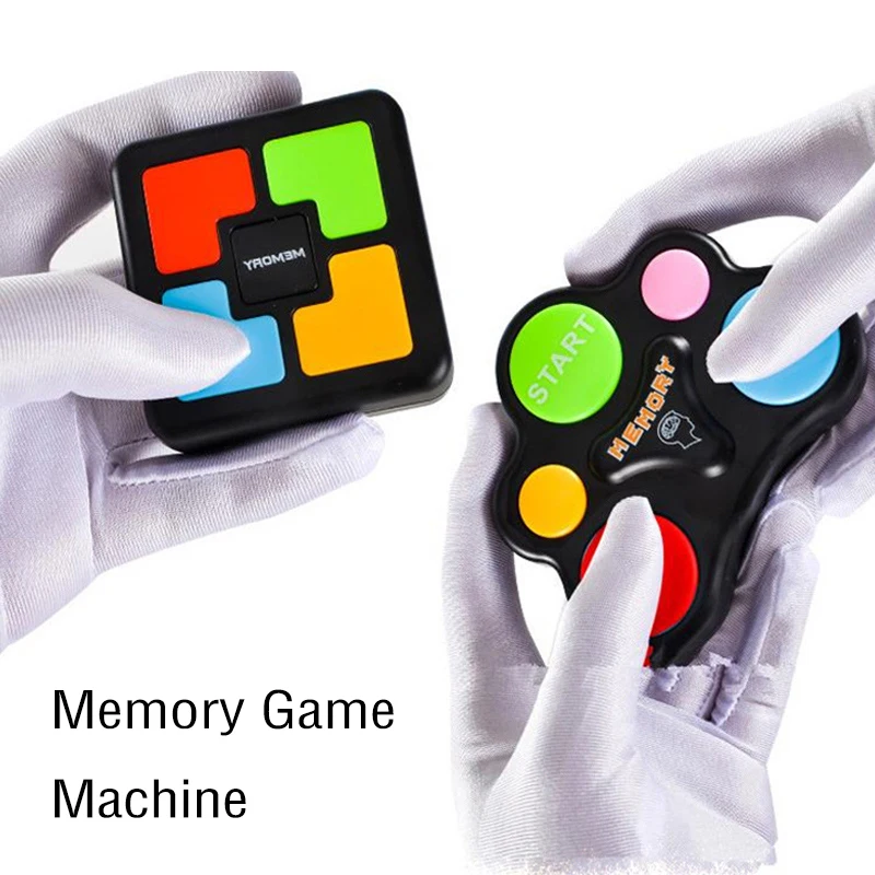 

Memory Game Lights and Sounds Repeat My Flashing Souptoys Memory Training Electronic Console Puzzles Anti-Stress Toy