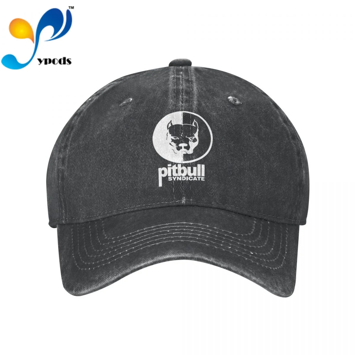 

PITBULL American Pit Bull Dog 5 Denim Baseball cap Snapback Hats Autumn Summer Hat for Men Women Caps Casquette hats