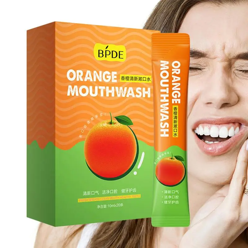 

10 ML Travel Mouthwash Portable Mouthwash Fruity Flavor Travel Mouth Wash Oral Rinse For Oral Care Bad Breath Removal