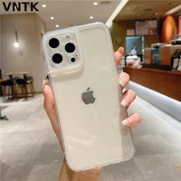 lens protection clear solid color couples soft case for iphone 11 12 13 pro max 7 8 plus xr x xs se 2020 anti drop cover fundas
