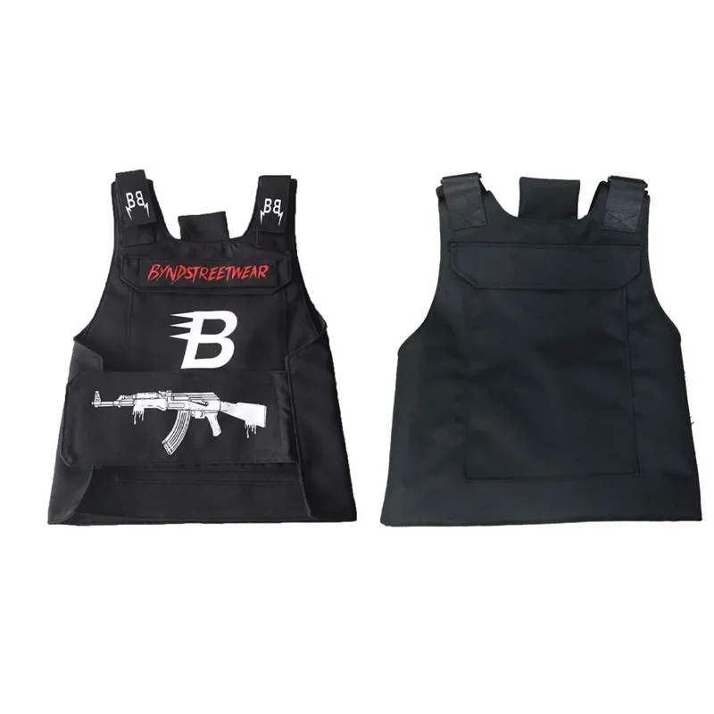 

MAN VEST mens clothing la ropa de los hombres Vests Hiphop rapper night club dancer vest street fashion bullet proof vest