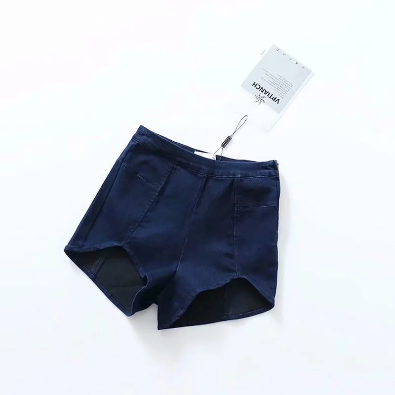 2021 Female High Waist Slim Sexy Mini Petal Short Jeans Summer Vintage Brand Casual Street Trendy Washed Denim Skinny Hot Pants