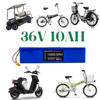 leelinci 36v 10ah electric scooter bike rechargeable battery bms 10s3p battery pack 18650 battery charger