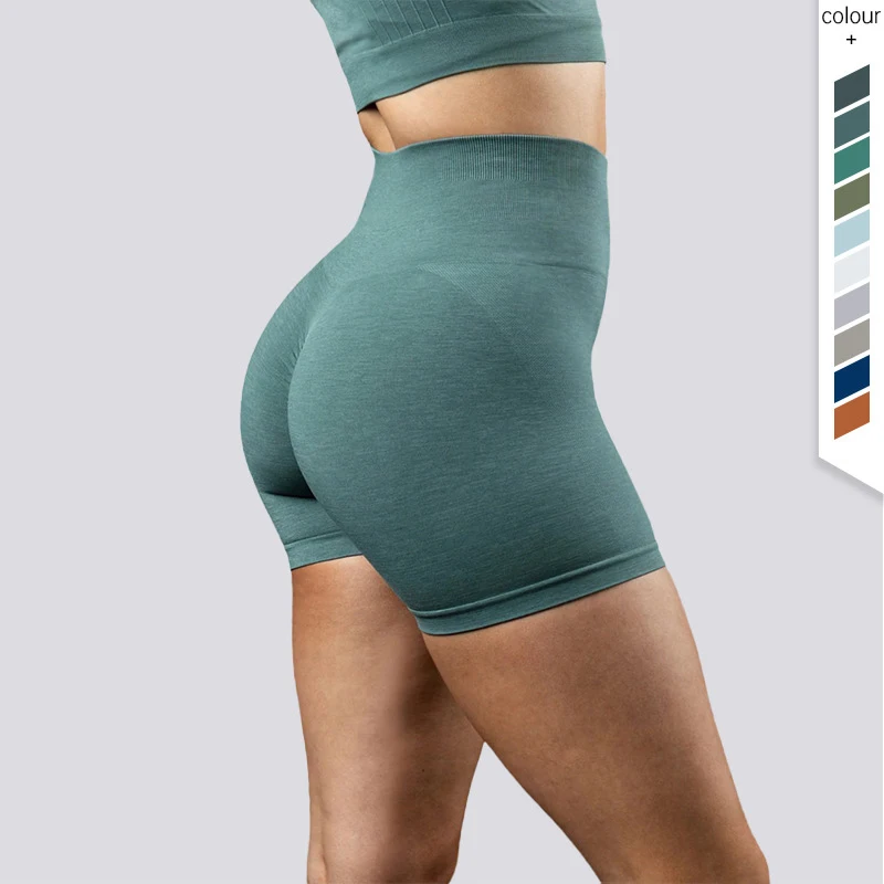 

Quick Drying Yoga Shorts Women Hip-lifting Gym Short Leggings Female Fitness Workout High Waist Yoga Pants Outdoor Biker Shorts