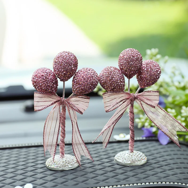 Новые автомобильные Креативные украшения в виде воздушных шаров с алмазной