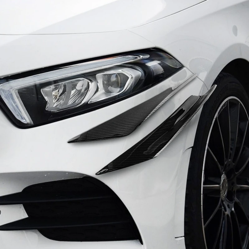 Car Front Bumper Lip Decoration Diffuser Splitter Fins Body Spoiler for Kia rio 3 4 ceed K2 K3 K3S K4 K5 KX3 KX5 QL portage