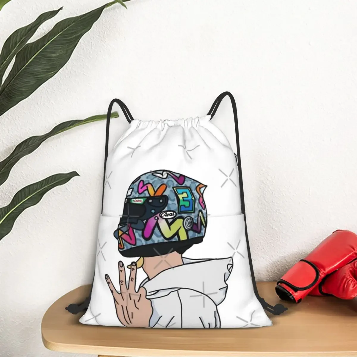 Рюкзак на шнурке Даниэль Рикардо-номер 3 сумка через плечо молнии с карманом для