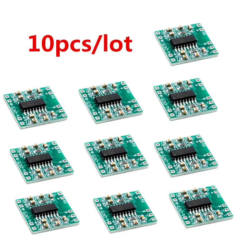 

10Pcs/Lot PAM8403 Super Mini Digital Amplifier Board 2 * 3W Class D Digital 2.5V To 5V Power Amplifier Board