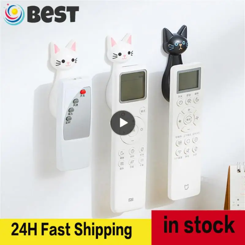 

Punch-free Traceless Holder Wall Magnetic Storage Remote Control Hook Strong Paste Cat Magnetic Hook Hook