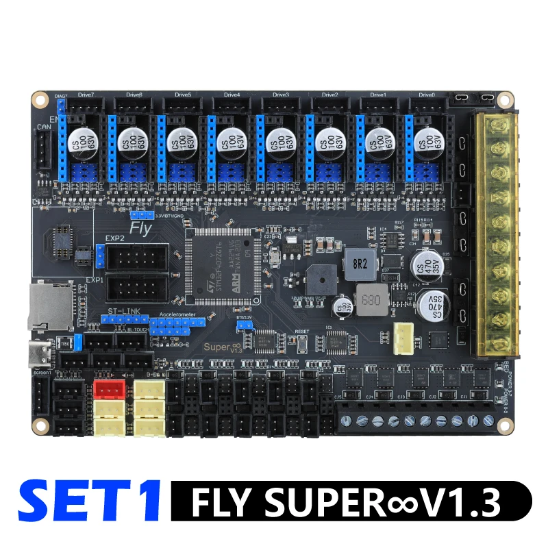 3D материнская плата высокого напряжения Super8 Axis для принтера RRF