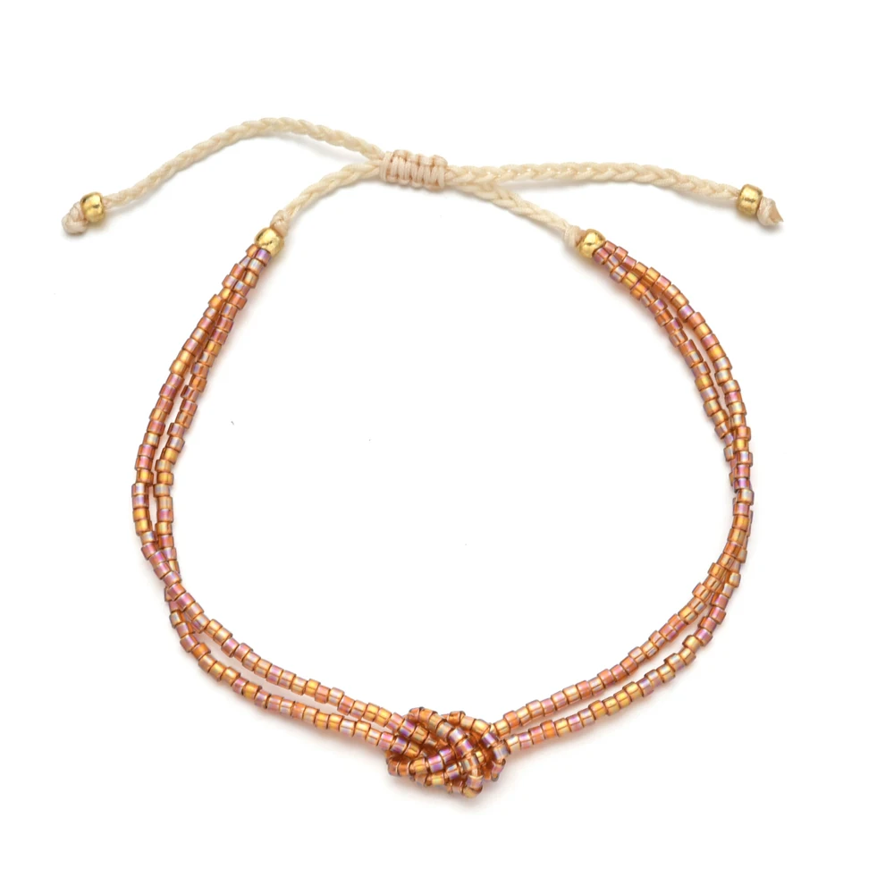 Стеклянные браслеты Miyuki для женщин браслет ручной работы многослойные Pulseras Femme