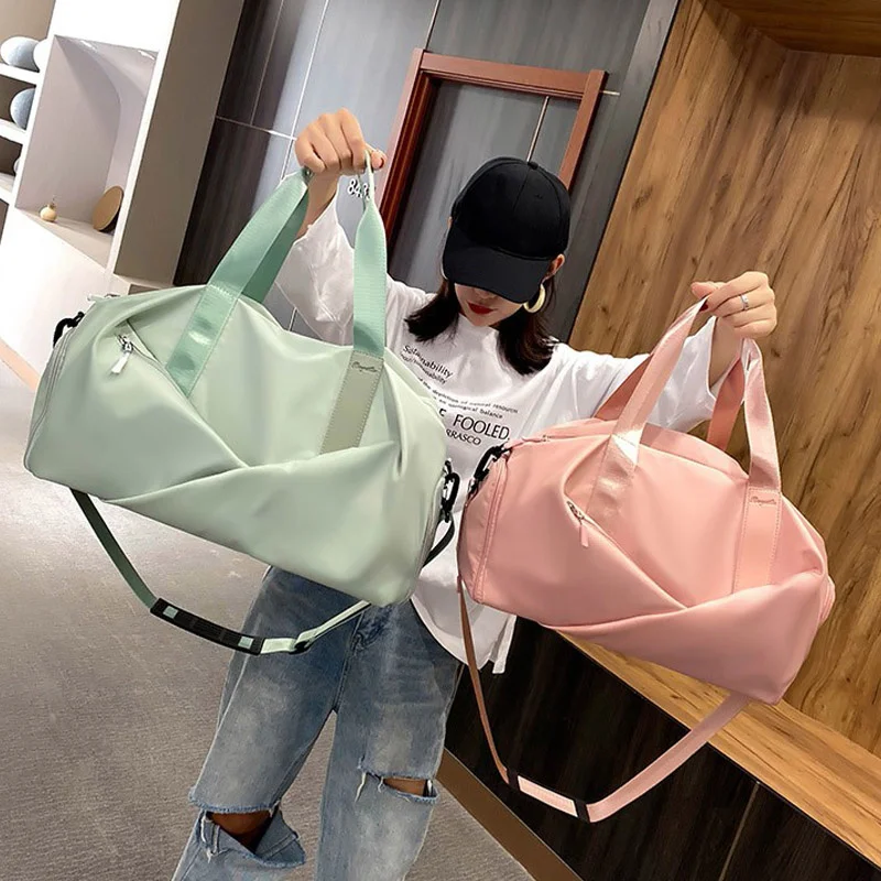 Fitness Gym Women Bag Travel Sports Dry Wet Handbag Waterproof Swimming Shoulder Bags Large Capacity Training Workout |