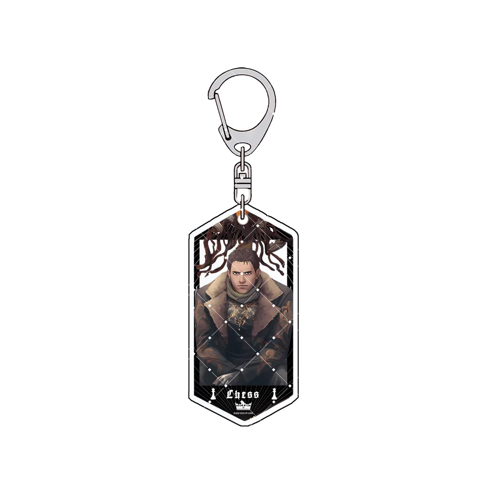 Фото Брелок-подставка из акрила Resident Evil 6 см: Леон, Джилл, Крис, Ада. Фигурка из игры, подвеска для сумки, декор, коллекционный подарок для фанатов. №3