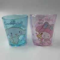 sanrio yugui dog cinnamoroll drink cup kuromi cute cartoon cold drink cup melody childrens mouthwash cup kawaii girl water cup