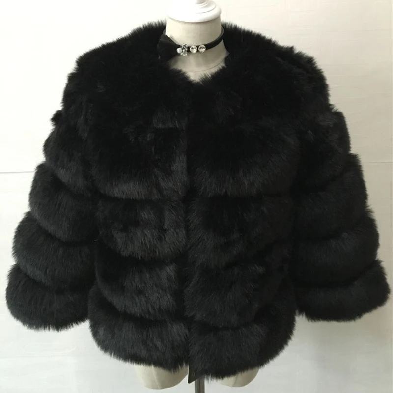 2022 Women's winter jacket fur coat Fashion warm Fox fur coat  casaco inverno feminino plus size    fur jacket