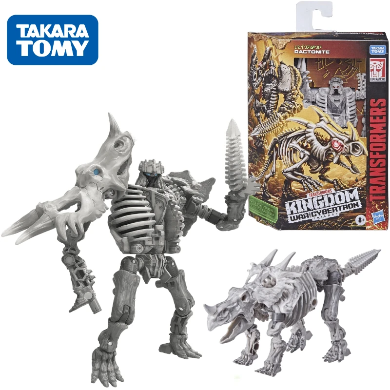 В наличии Takara Tomy Трансформеры серии G Kingdom WFC-K15 Fossil Styracosaurus робот аниме экшн-модель