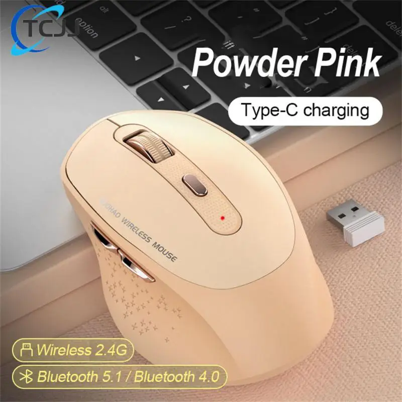 

Кнопка отключения звука, третья ложная осмотровая мышь 3,0/5,0, эргономичная игровая мышь с ощущением, зарядка Type-c, снижение уровня шума