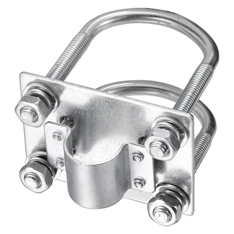 

4X Antenna Mast Clamp Bracket With U-Bolts Anti-Rust Clamp Panel Pipe Mounting Hardware For Outdoor Lora Antenna Helium