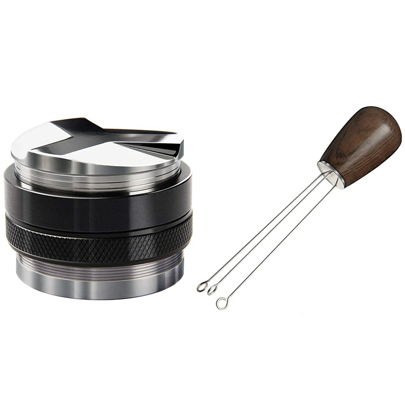 

58 мм дистрибьютор для кофе, устройство для взлома и смешивания кофе эспрессо, распределитель игл, ручные тамперы типа иглы 2021