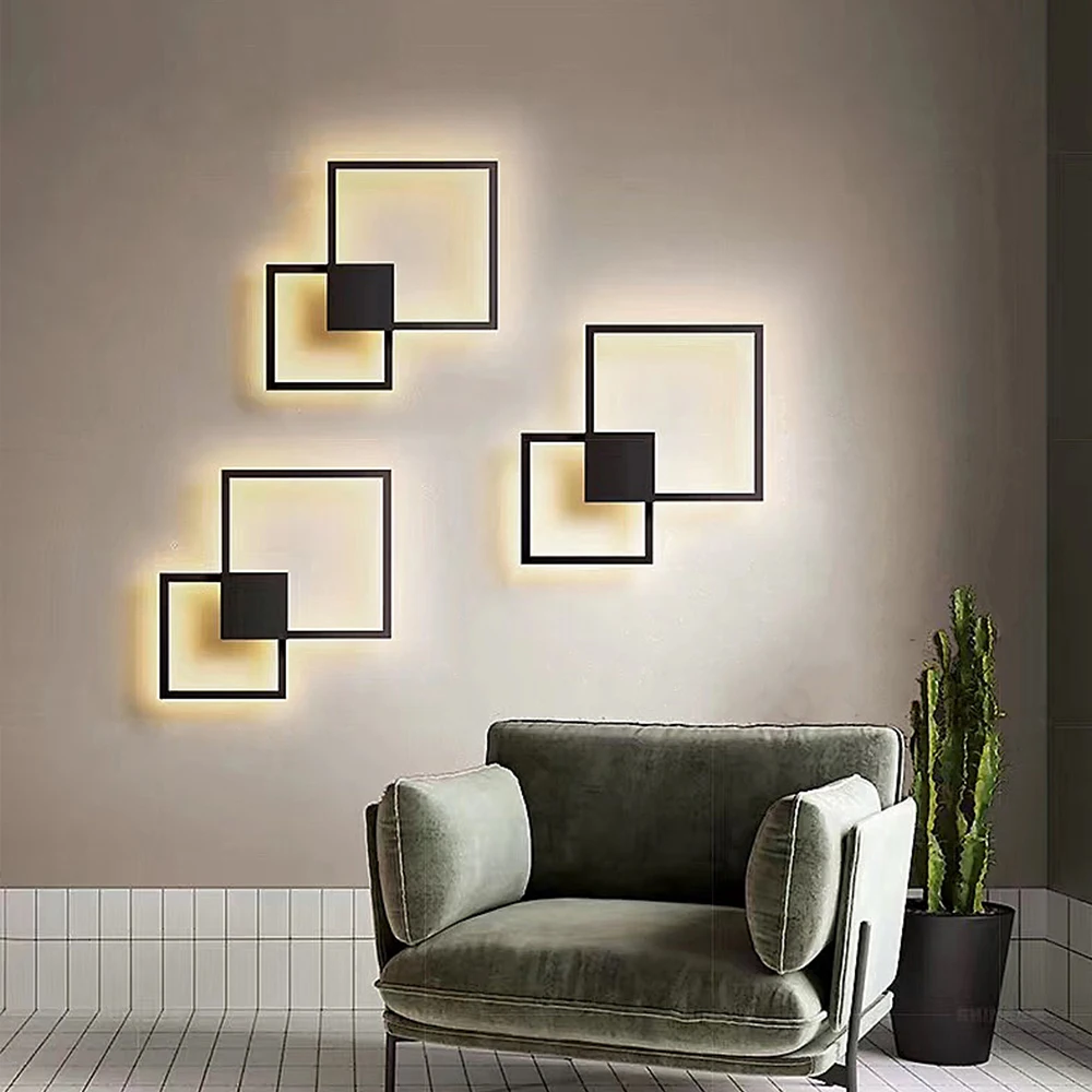 Panel Light Living Room round and Square 220V 20W 24W Panel Lighting Craft Wall Decoration Lamp Module