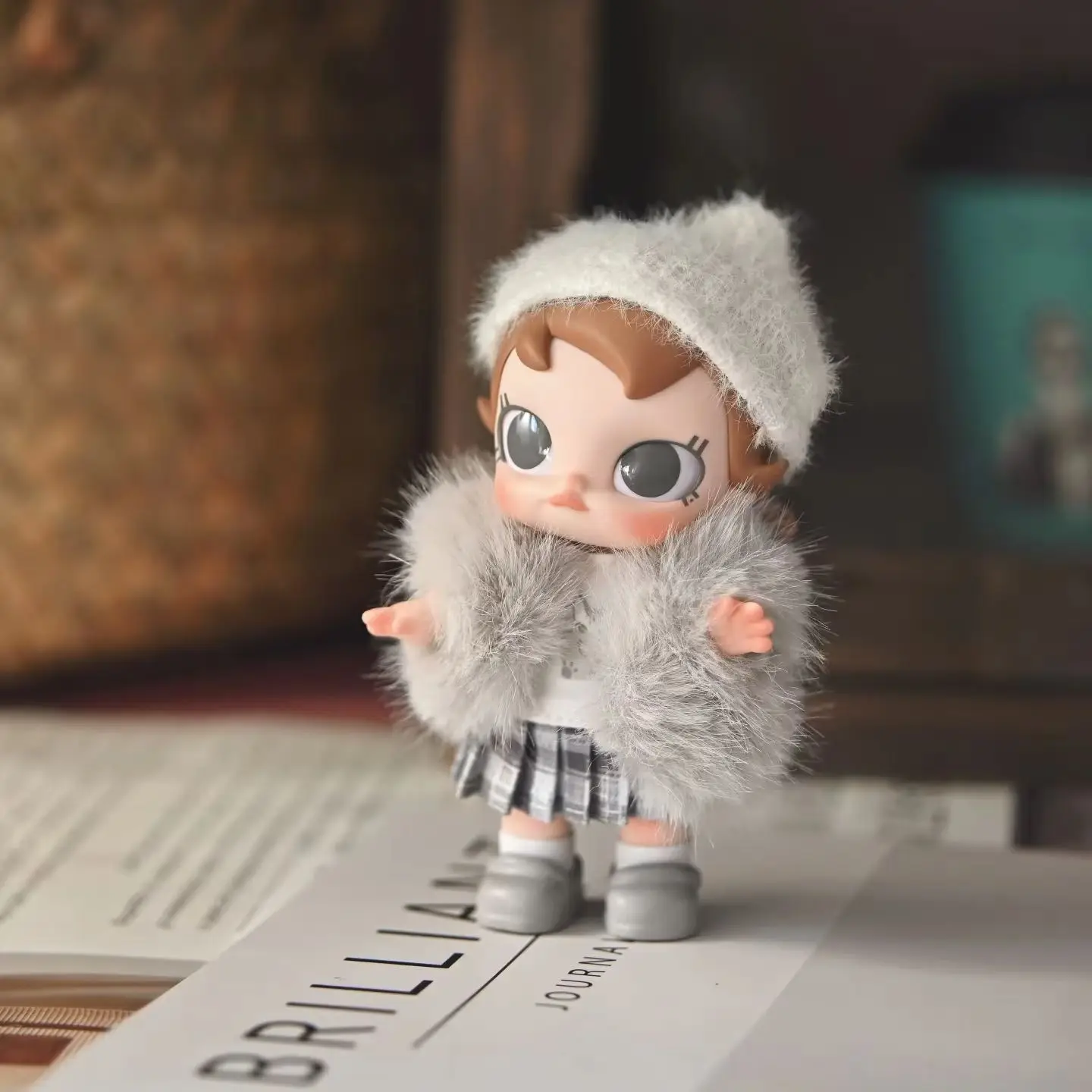 POP MART Molly Winter Fit Check Серия: Коллекционные фигурки-сюрпризы (Blind Box) — Милая модель, подарок на день рождения (art.: 3920db15ac3fb) - 3920db15ac3fb