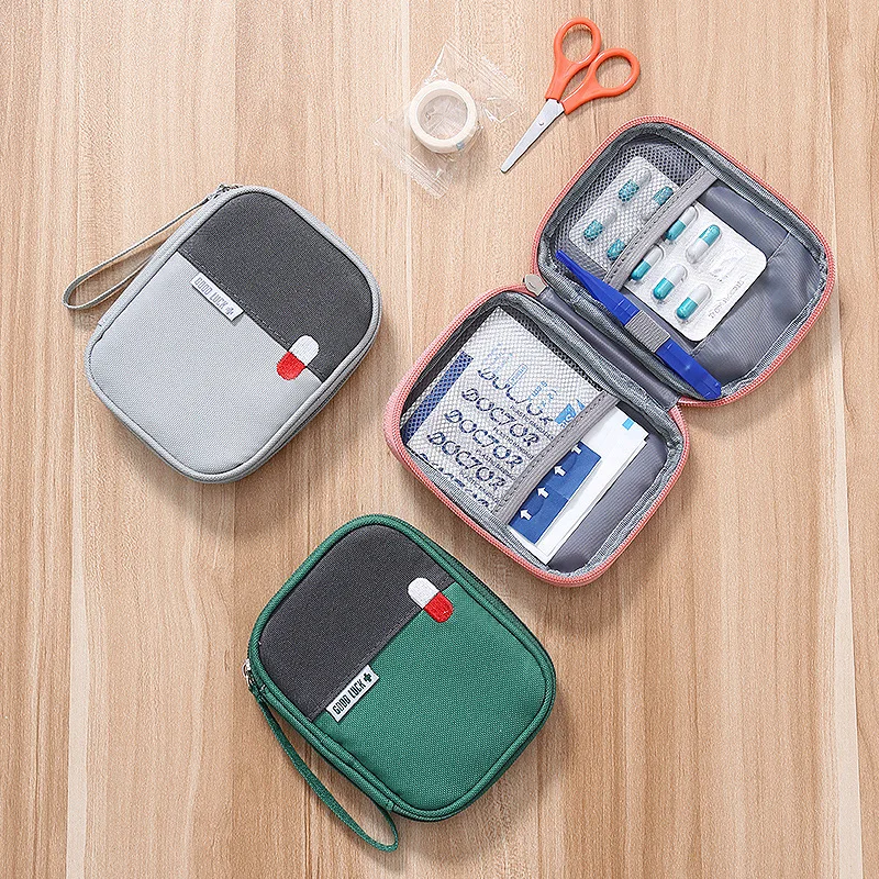 

First Aid Kit Home Outdoor Travel Multifunction Portable Medicine Emergency Kits Organizer Household Pill Storage Bag