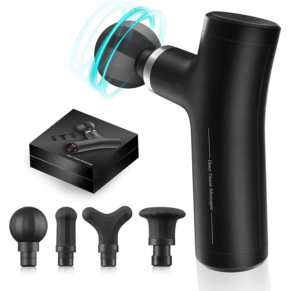 

Portable Massage Gun Electric Fascia Gun Mini Massager Deep Tissue Muscle Neck Relax Sport Pain Therapy For Body Relaxation