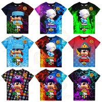6 to 19 years kids janet bonnie ruffs t shirts leon sandy spike and star game primo 3d boys girls cartoon tops teen clothes