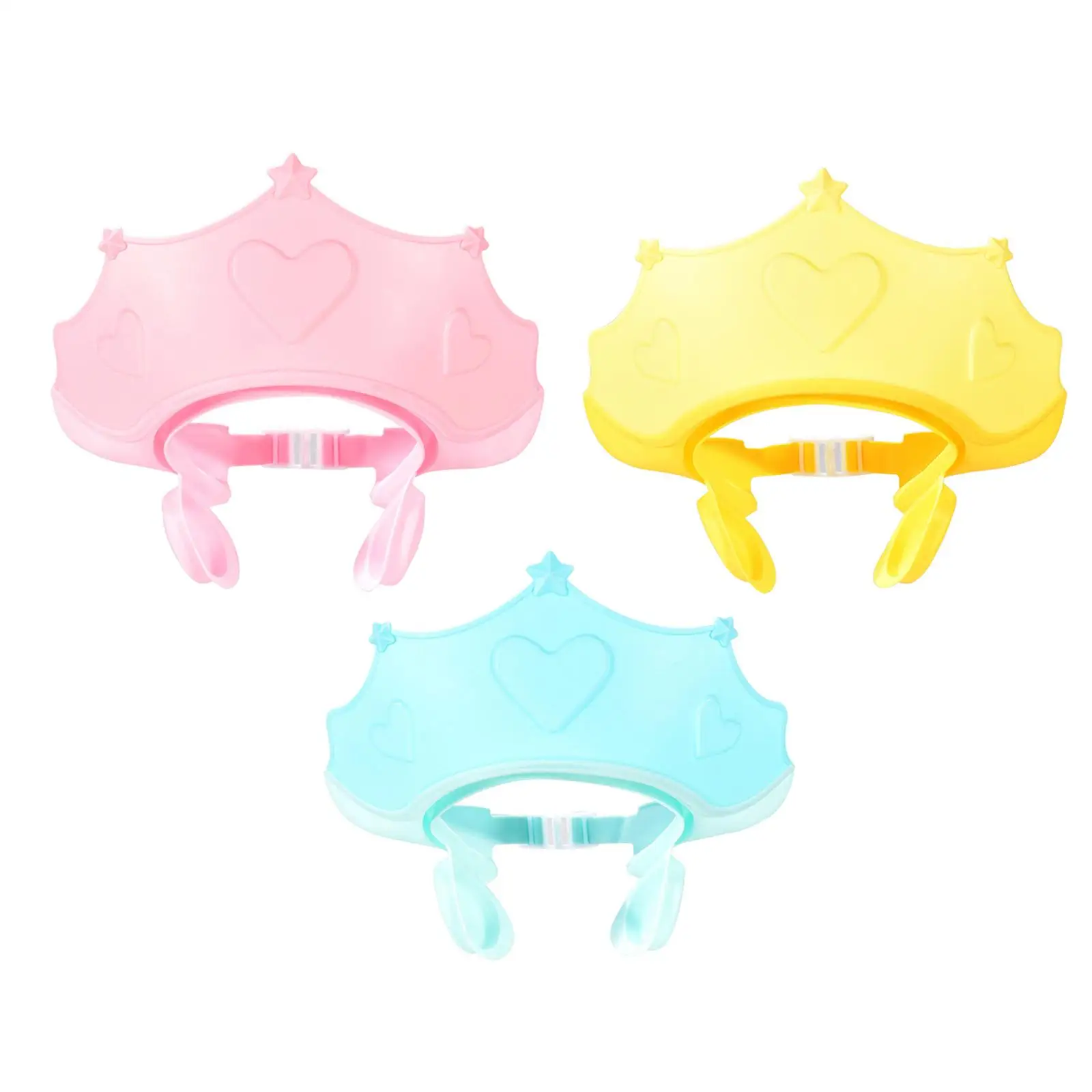 

TPE Soft Shower Caps Hat Wash Hair Shield Kids Shower Shampoo Visor Hat