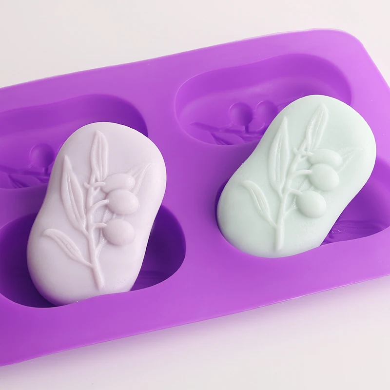 

MYUE DIY Handmade Soap Silicone Mold 2022 Homemade Bath and Face Soap Willow Leaves Easy-to-release Handmade Craft Food Grade
