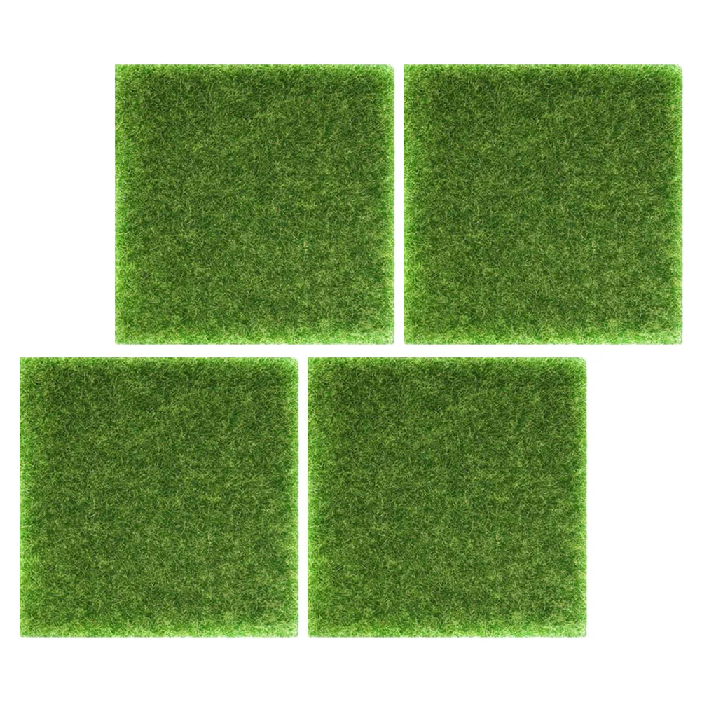 

Brick Landscaping Decorative Prop Fake Grass Pad Mat Lifelike Fake Cushion Emulated DIY Artificial
