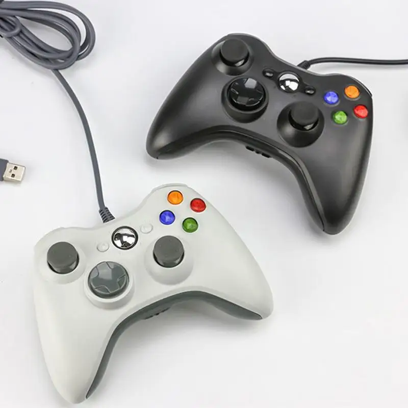

Консоль джойстик с гарнитурой двойная вибрация для XBOX 360s ПК игровой контроллер геймпад для Xbox 360s проводной контроллер
