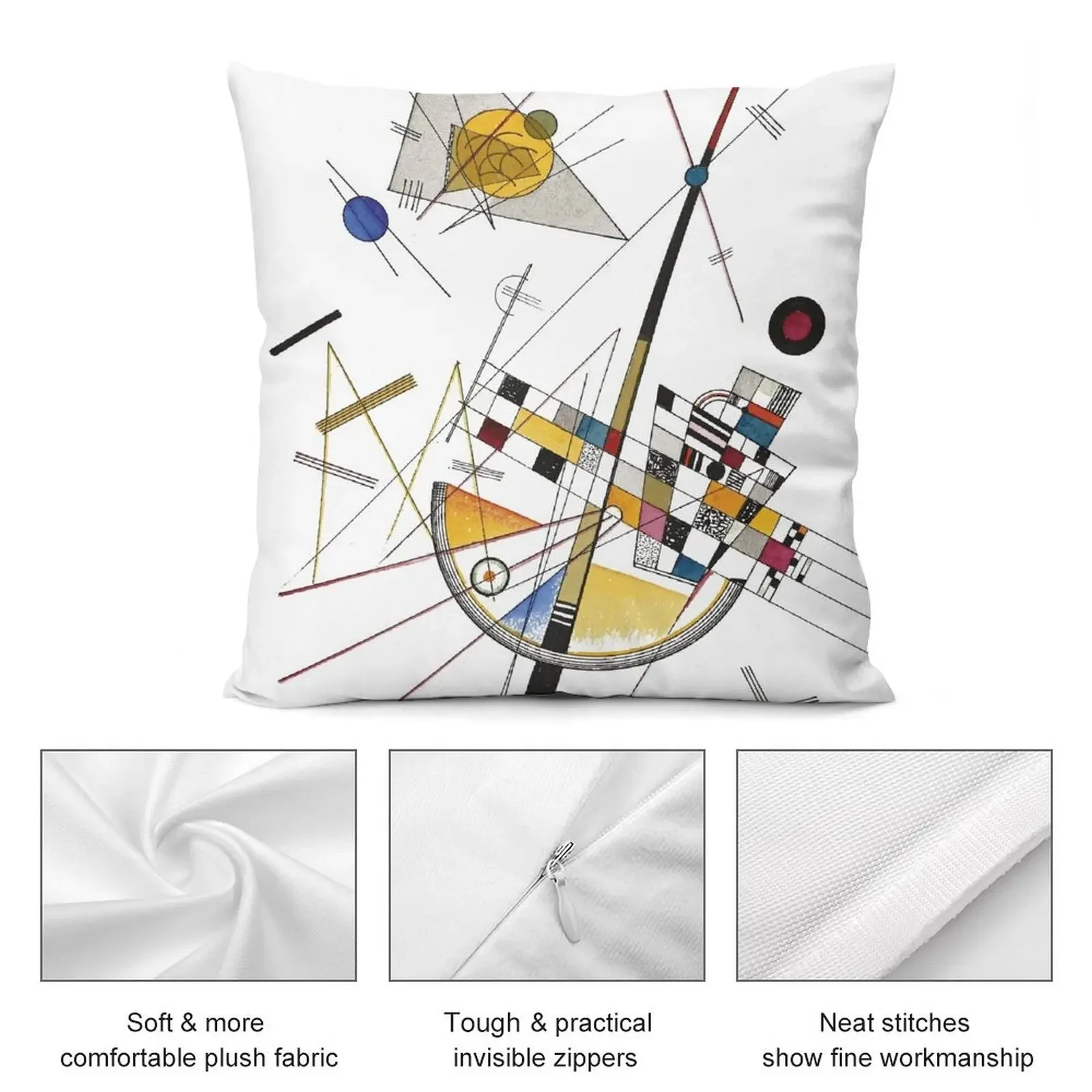 HD. Деликатное напряжение от Василий Кандинского декоративная подушка чехлы для