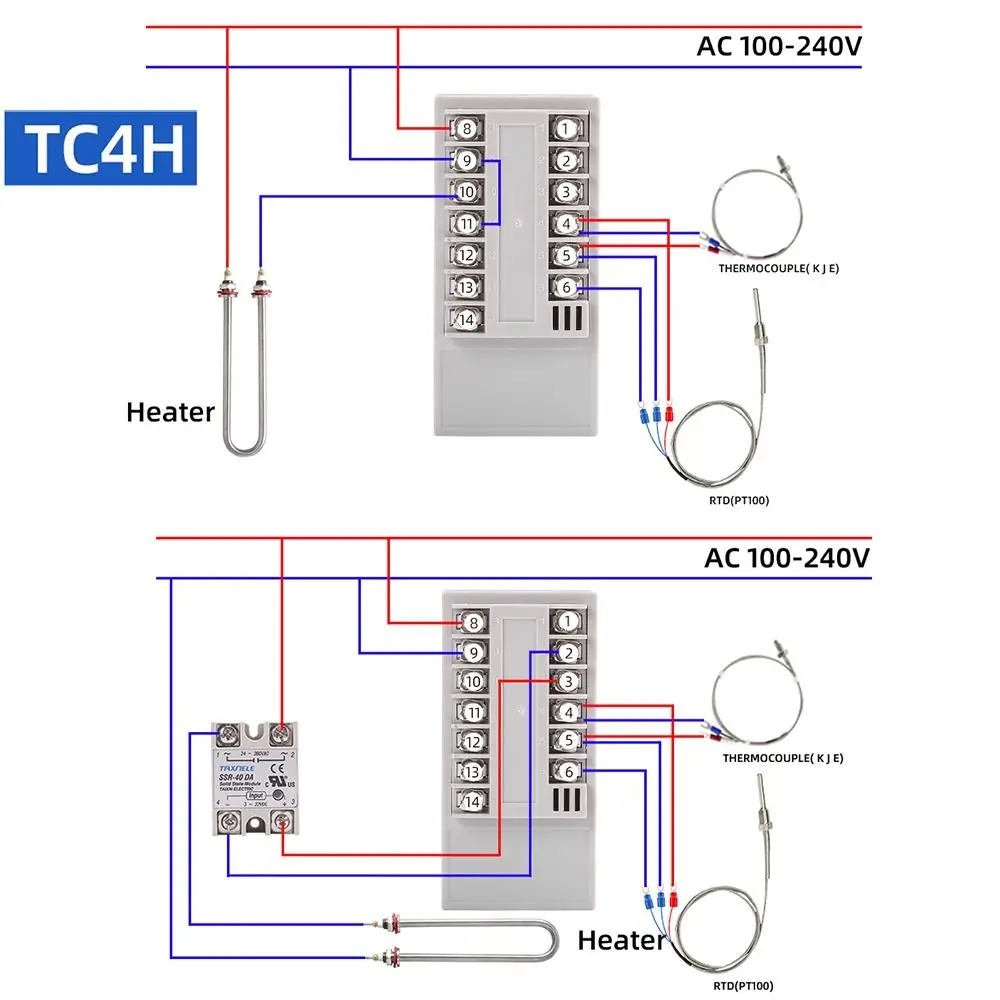 Высокоточное реле TC4S TC4H TC4L TC4M с выходом SSR цифровое зеркальное двойной регулятор