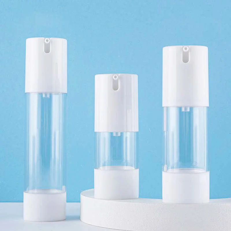 

20ml 30ml 50ml AS Vacuum Bottle Liquid Foundation Bottles Lotion Press-Type Refillable Sub-Bottle Cosmetic Portable Travel Tools