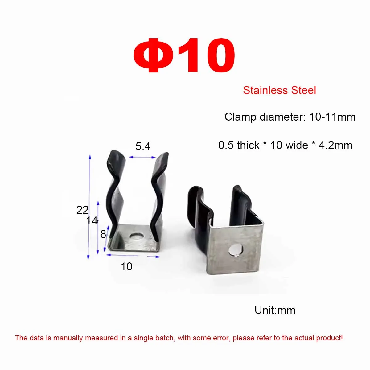Зажим для эластичной трубки с покрытием из нержавеющей стали/фиксированный кронштейн, нагревательная пружина, зажим для кварцевой трубки