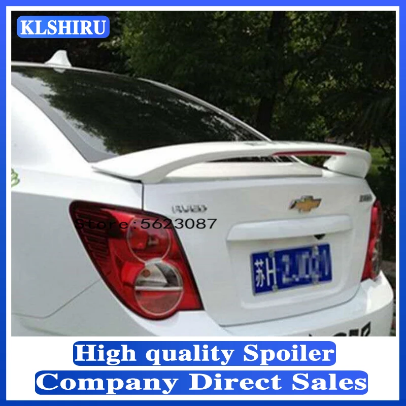 

KLSHIRU 2010 2011 2012 2013 2014 2015 2016 Aveo звуковой Неокрашенный спойлер заднего крыла из АБС-пластика светильник для Chevrolet Aveo Sonic
