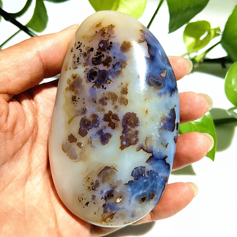 Натуральный кристалл Анау водоросли растение Ggate камень каменной пальмы игровой камень для йоги упражнения камень материал