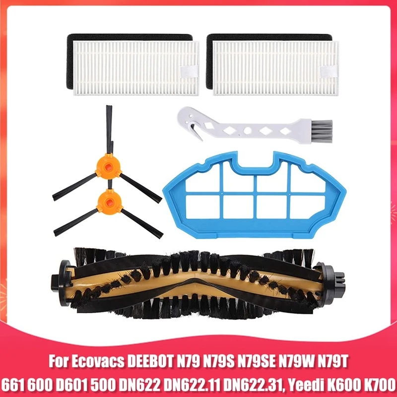 

Accessories Kit For Ecovacs Deebot N79 N79S DN622 500 N79W N79SE N79T Robotic Vacuum Cleaner Replacement Parts
