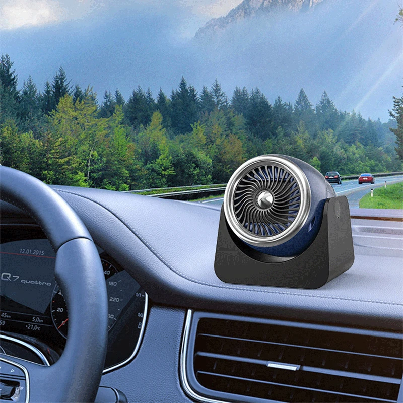 

12V 140W Car Negative Ion Heater Defrosting Defogging Cooling Fan Windscreen Heating 4 In 1 Car Heater Fan Windshield Demister