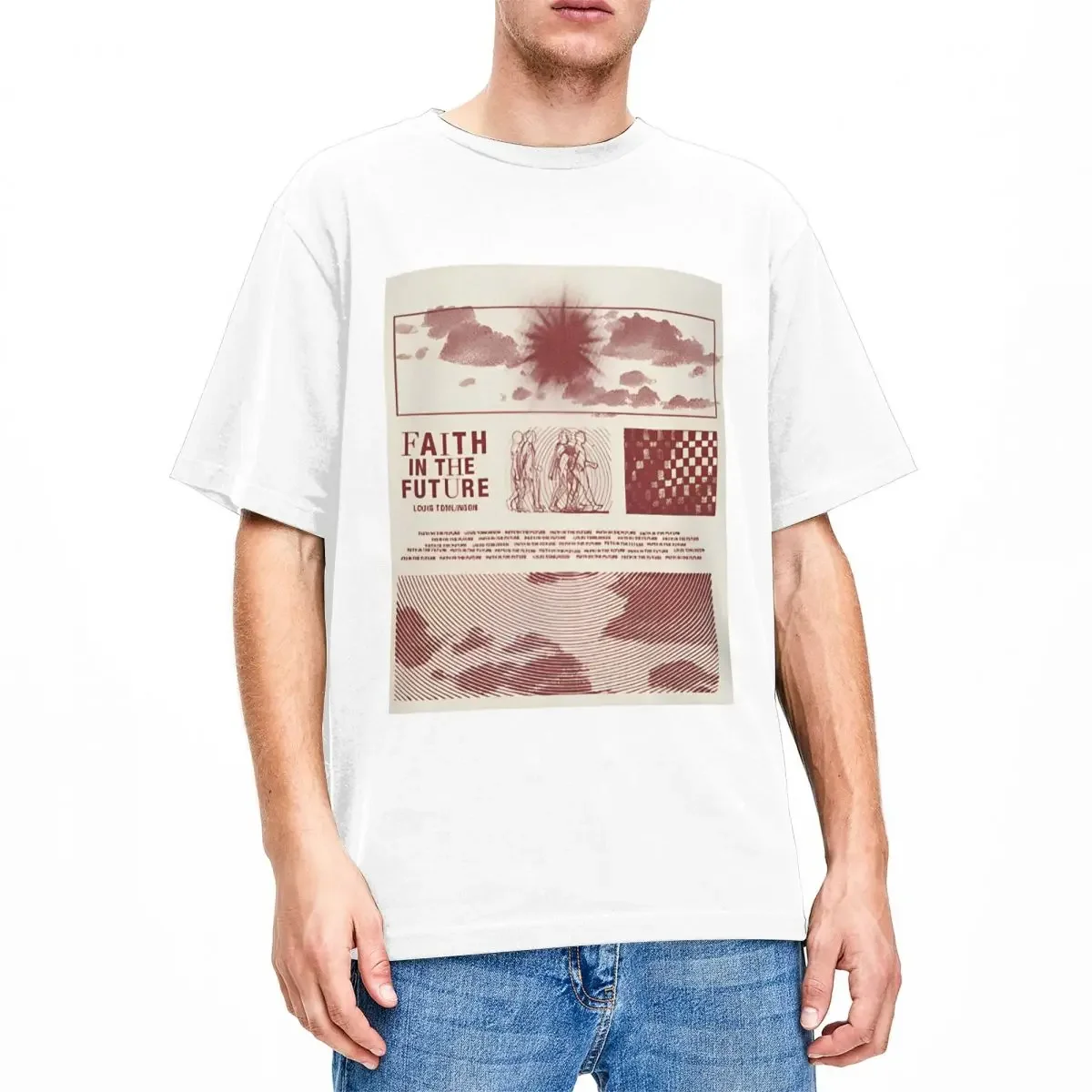 Футболка Мужская/женская с коротким рукавом из хлопка