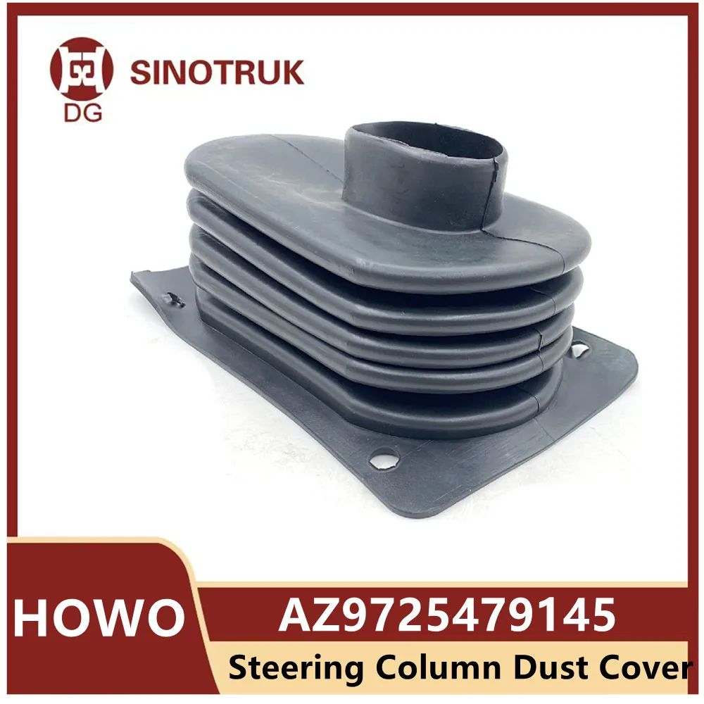

AZ9725479145 Steering Column Dust Cover for Sinotruk Howo 380 336 Steering Wheel Lower Sheath Leather Cover Direction Rod Rubber