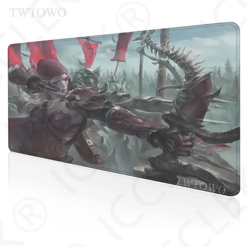 

Wow World of Warcraft Sylvanas Windrunner Mouse Pad Gamer XXL New Mouse Mat keyboard pad Natural Rubber Laptop Desktop Mouse Pad