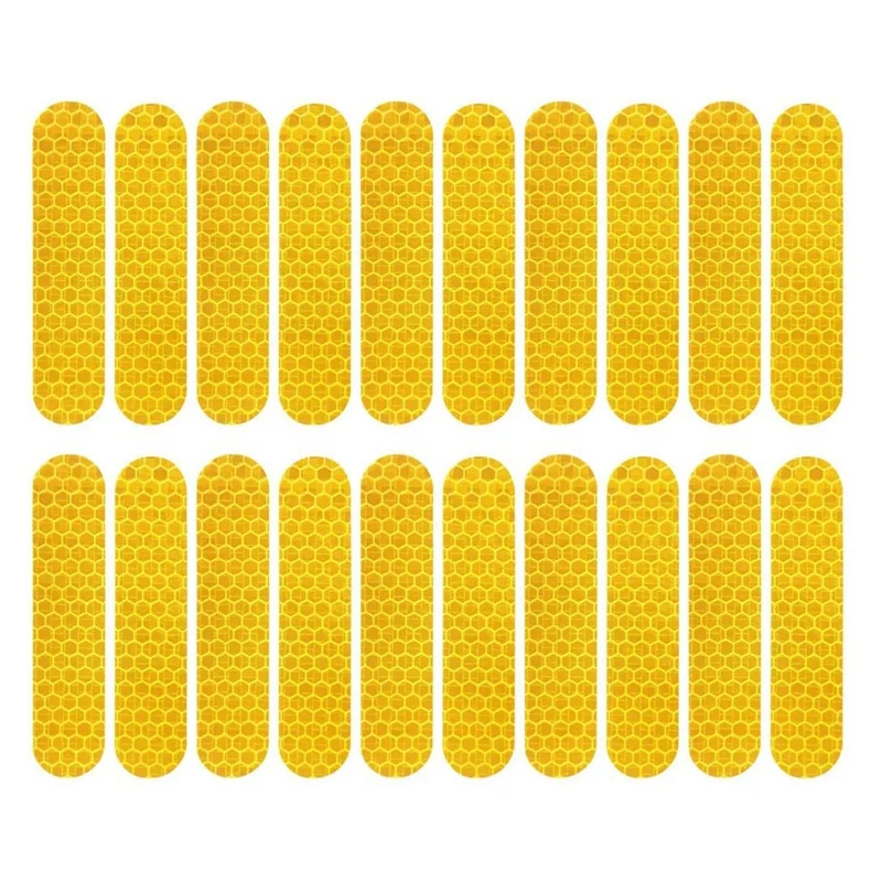 

Dropship-20PCS Reflective Stickers Waterproof Warning Strip Night Reflective Stickers for Ninebot Max G30 Electric Scooter