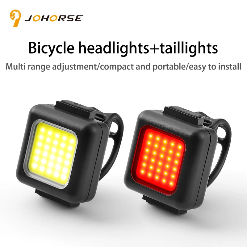 

Mountain Bike Headlights, Multifunctional Strong Light, Outdoor Cycling Waterproof Flashlight, Bicycle Accessory Kit Tail Light