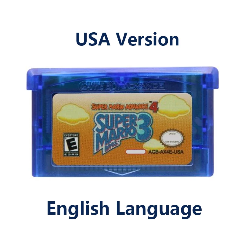 Игровой картридж серии Марио 32 бит для игровой консоли Карта Super Mario Advance Kart